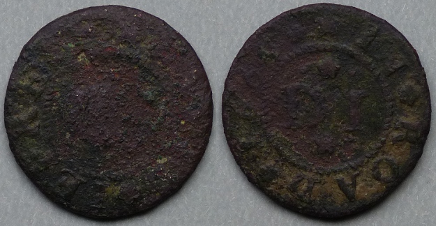 Rode, David Iefres 1654 farthing